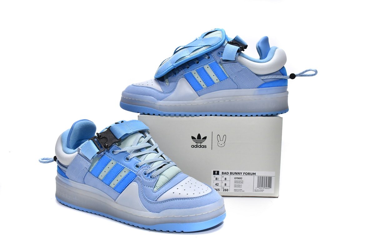 adidas Forum Buckle Low Bad Bunny Blue Tint GY9693 - Image 3