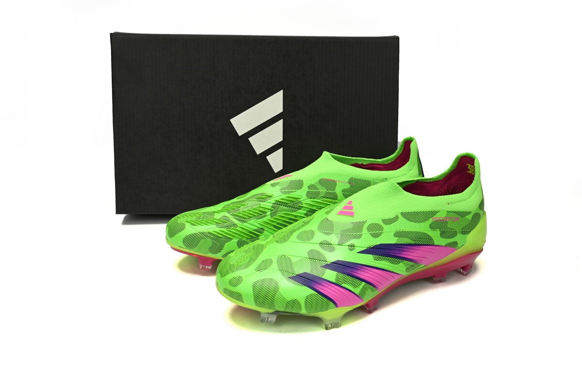 Adidas Predator Mutator 20.1 Low Green Pink Purple  IG8771 (Laceless) - Image 3