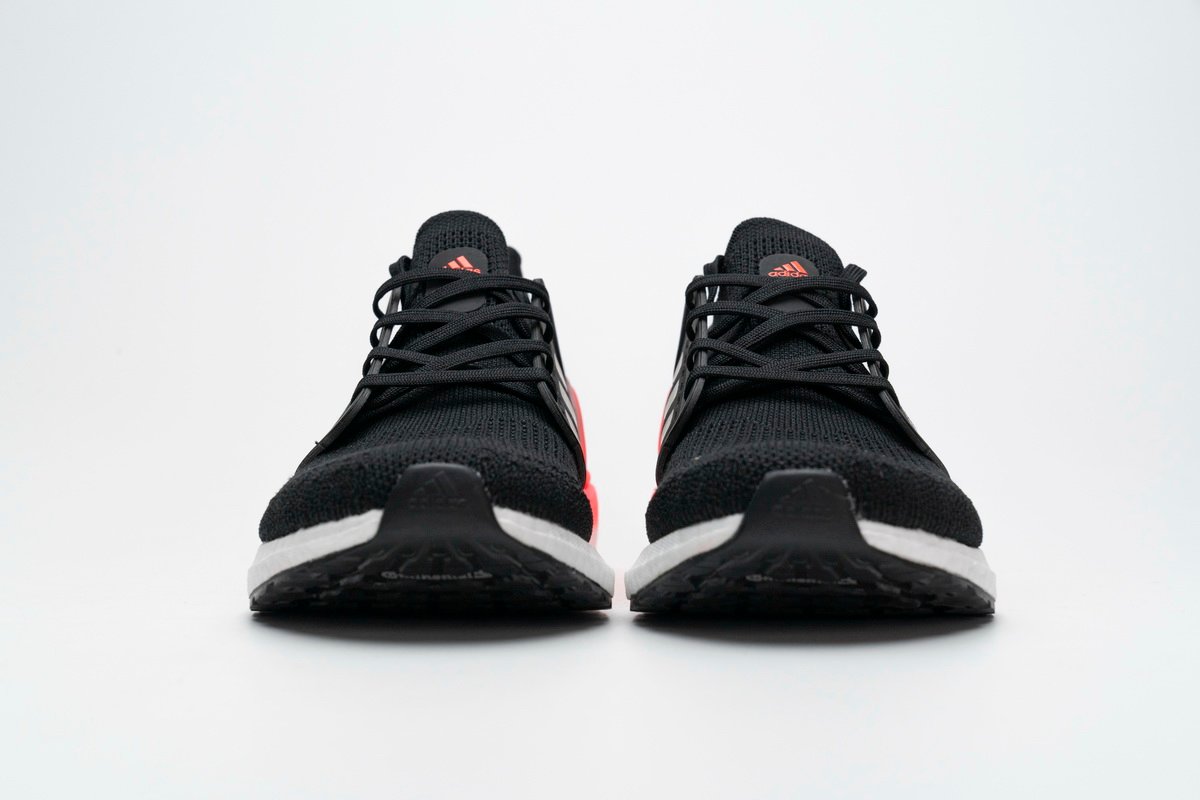 Adidas Ultra Boost 20 Core Black Signal Coral EG0756 - Image 5