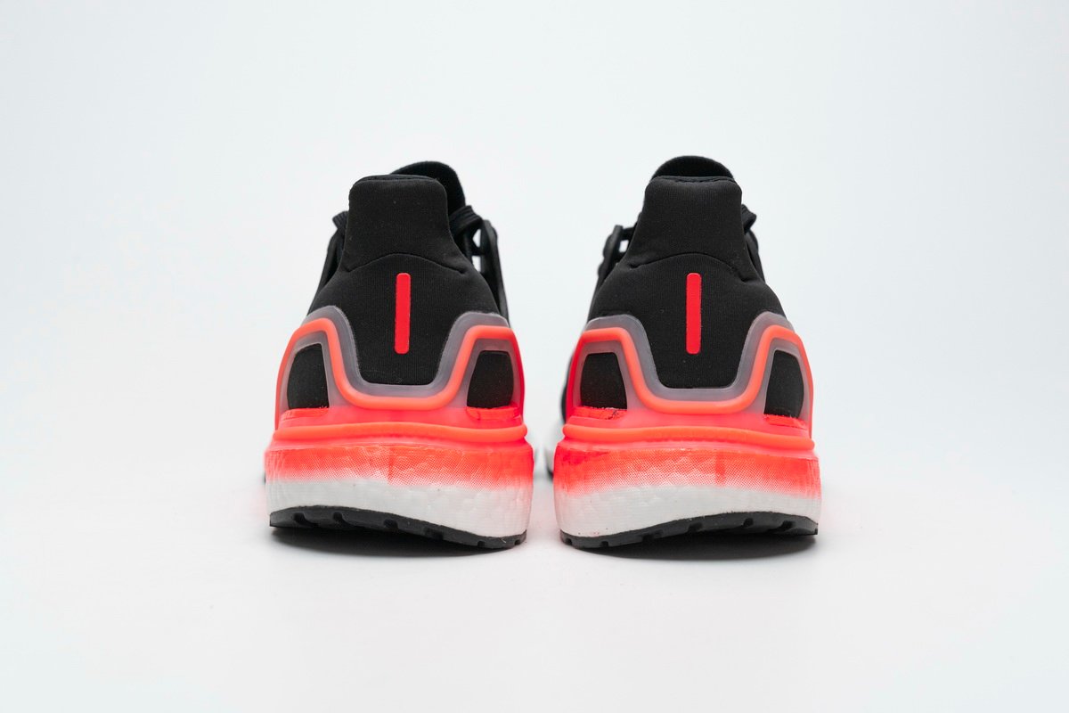 Adidas Ultra Boost 20 Core Black Signal Coral EG0756 - Image 4