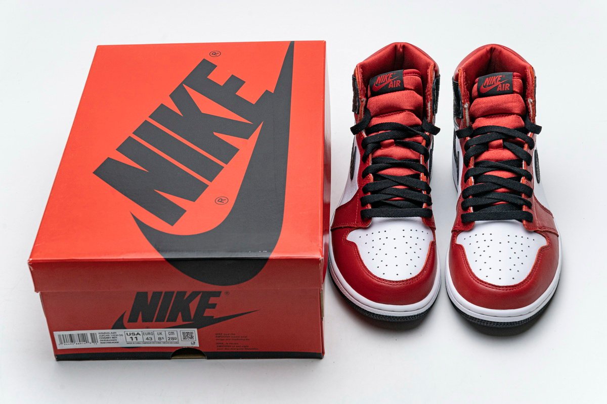 Air Jordan 1 Retro High Satin Snake Chicago (W) CD0461-601 - Image 7