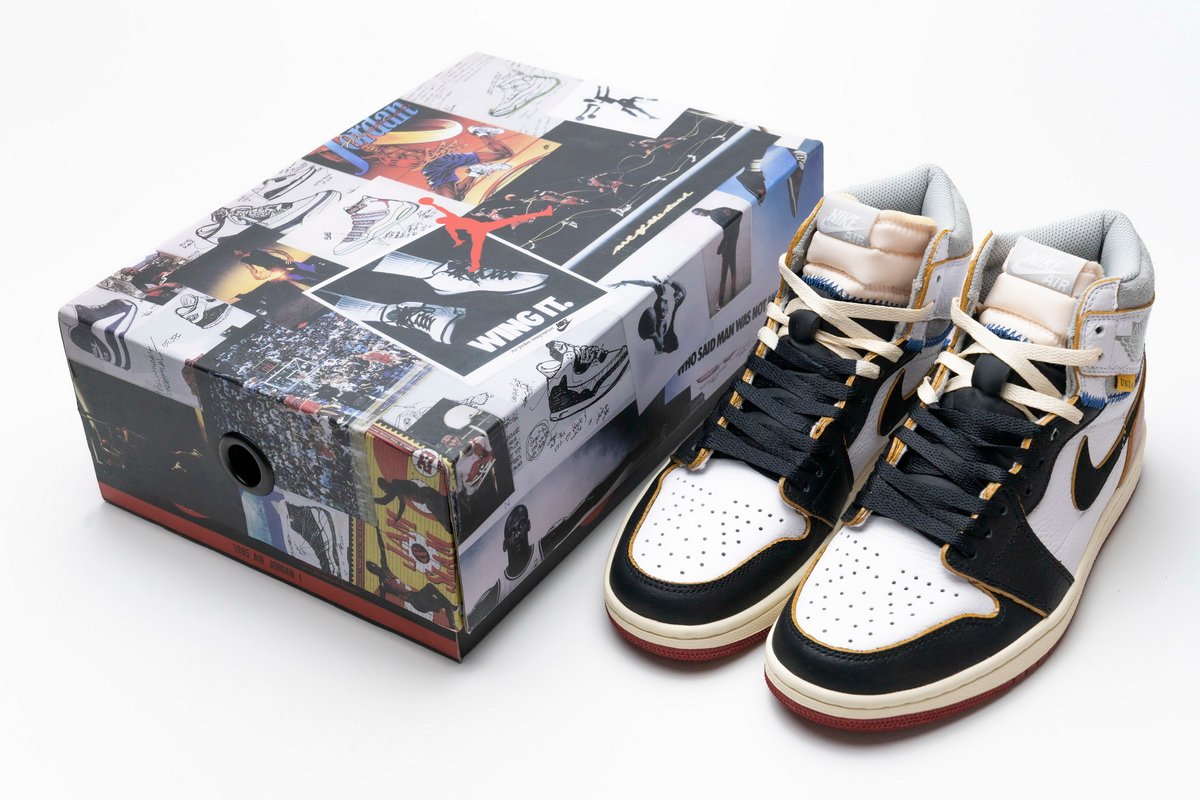 Air Jordan 1 Retro High Union Los Angeles Black Toe BV1300-106 - Image 2