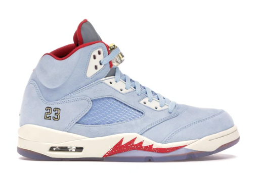 Air Jordan 5 Retro Trophy Room Ice Blue CI1899-400 - Image 3