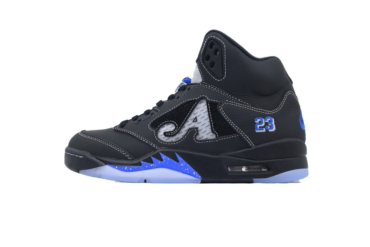 Awake NY x Air Jordan 5 Retro 'Black Racer Blue' DV4982-004 - Image 1