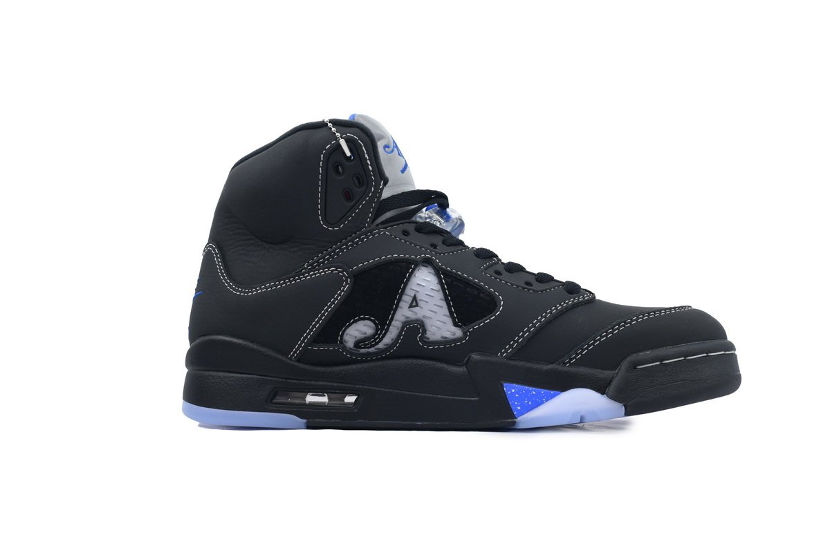 Awake NY x Air Jordan 5 Retro 'Black Racer Blue' DV4982-004 - Image 2