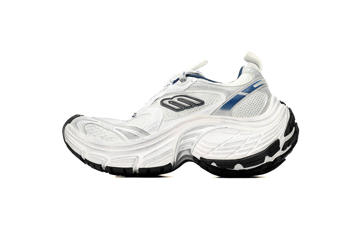 Balenciaga 10 XL White Gray and Blue 784342 W2MV2 1219 - Image 1