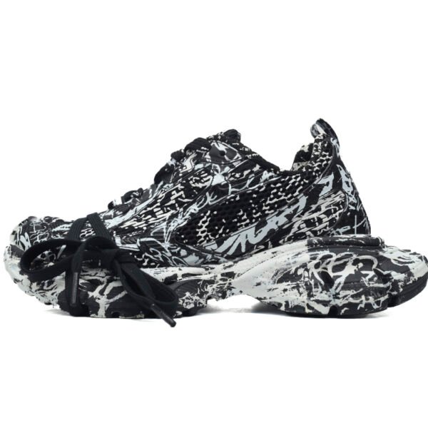 Balenciaga 3XL Luminous Black Graffiti 734731 W3XDC 0236