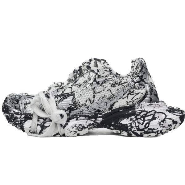Balenciaga 3XL Luminous White Graffiti 734731 W3XDC 0135