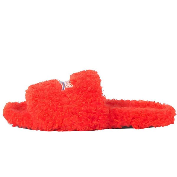 Balenciaga Furry Slide Red White 654261W2DO16596