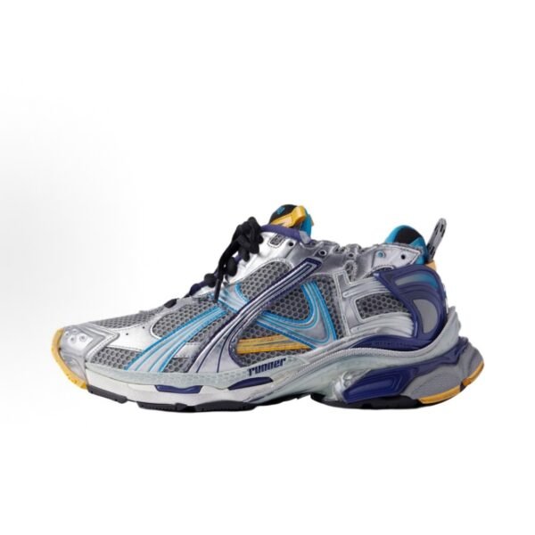 Balenciaga Runner Grey Blue Orange Aqua  772774W3RMU1474