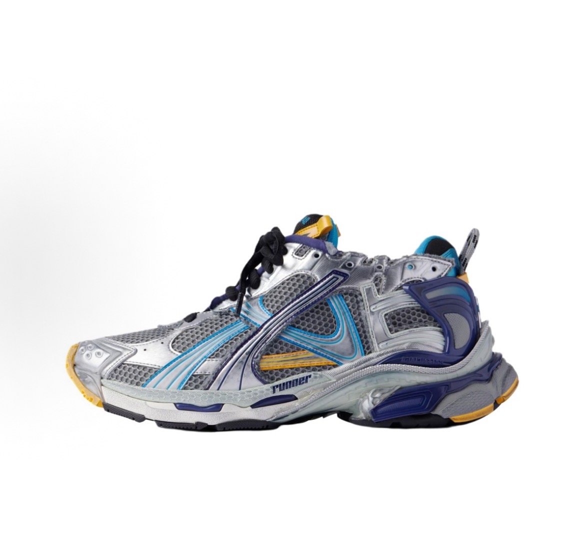balenciaga_runner_grey_blue_orange_aqua__772774w3rmu1474_1C6FA82148D1A Balenciaga Runner Grey Blue Orange Aqua 772774W3RMU1474 - Image 1