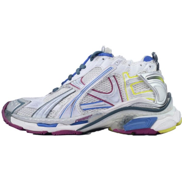 Balenciaga Runner Sneaker 'White Purple Blue' 772767 W3RMU 9547