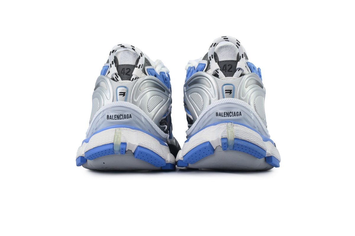 Balenciaga Runner Sneaker 'Worn-Out - Blue Grey' 772774 W3RNY 4912 - Image 3