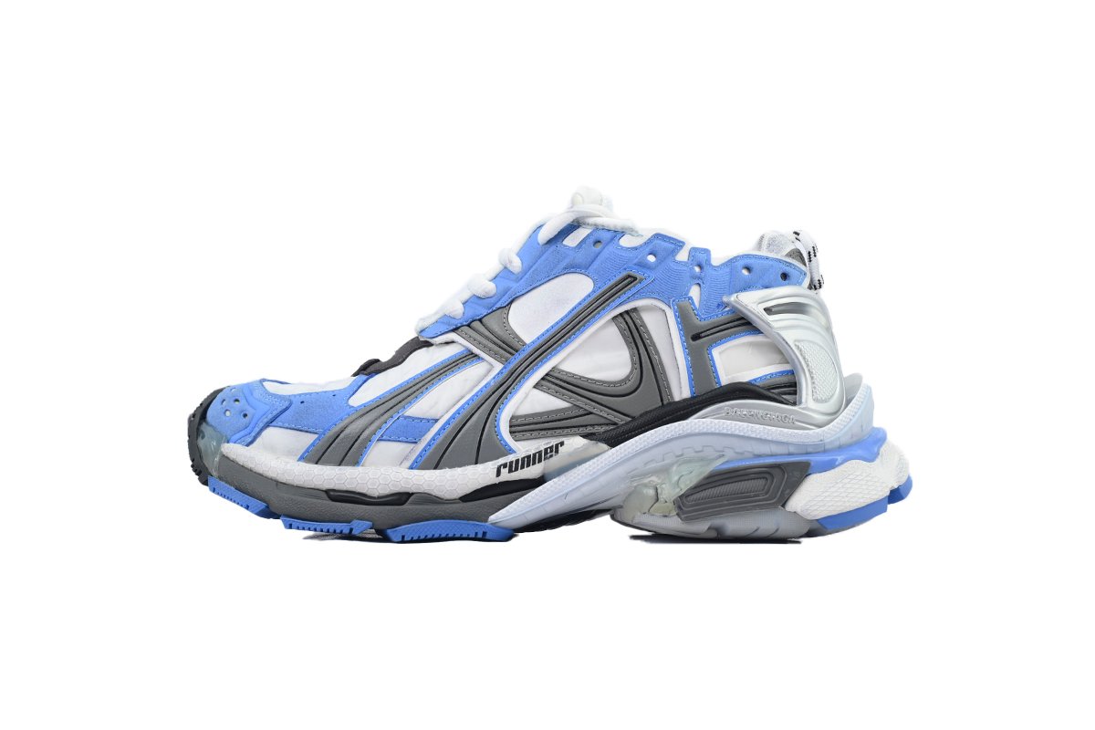 Balenciaga Runner Sneaker 'Worn-Out - Blue Grey' 772774 W3RNY 4912 - Image 1