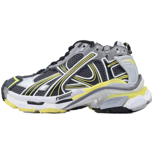 Balenciaga Runner Sneaker Grey Black Yellow 772767 W3RMU 1279