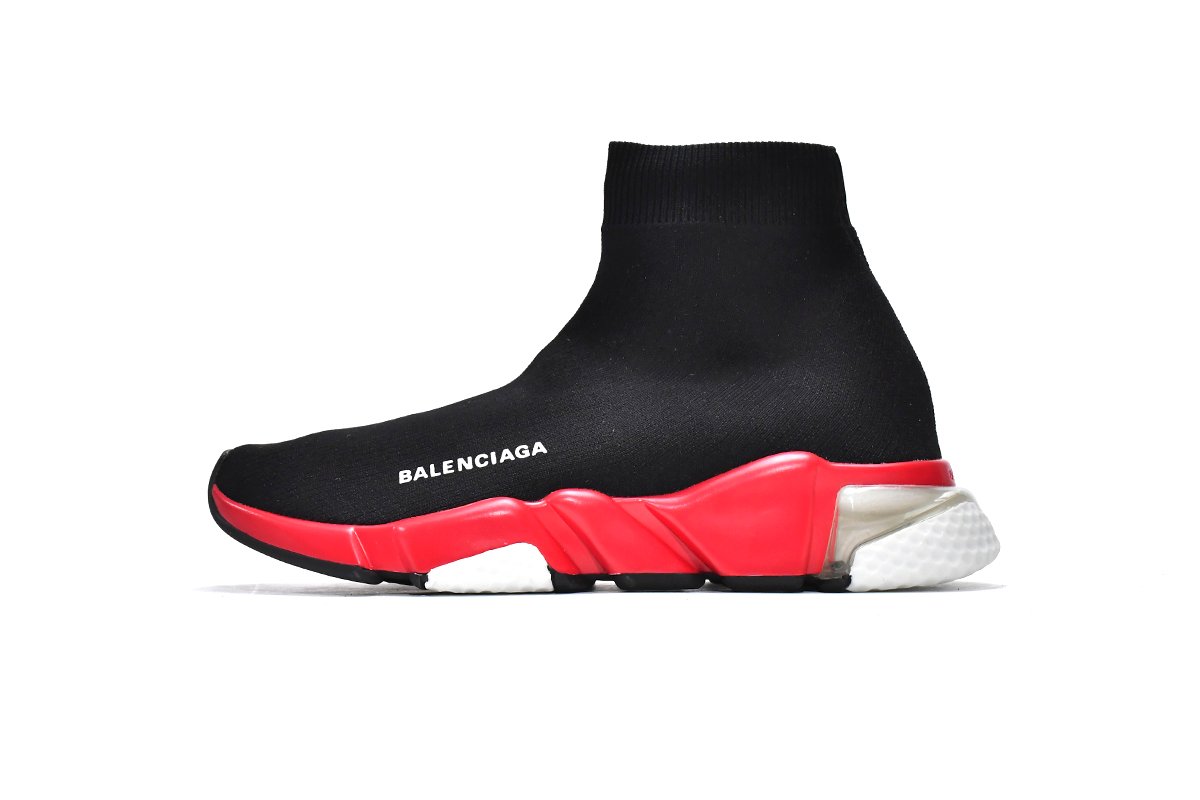 balenciaga_speed_trainer_black_red_184E7C71AC91A Balenciaga Speed Trainer Black Red - Image 1