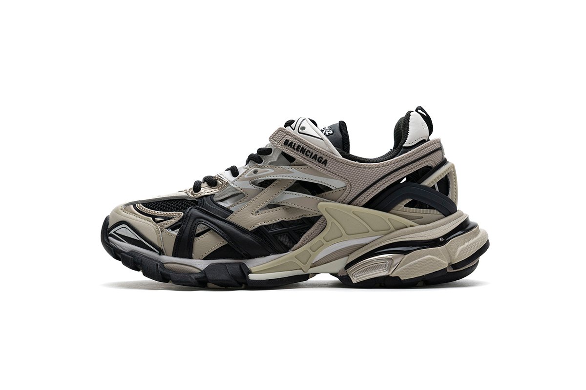 _balenciaga_track_2_sneaker_champagne_black__570391_w2gn9_2009_179684D1C211B Balenciaga Track 2 Sneaker Champagne Black 570391 W2GN9 2009 - Image 1