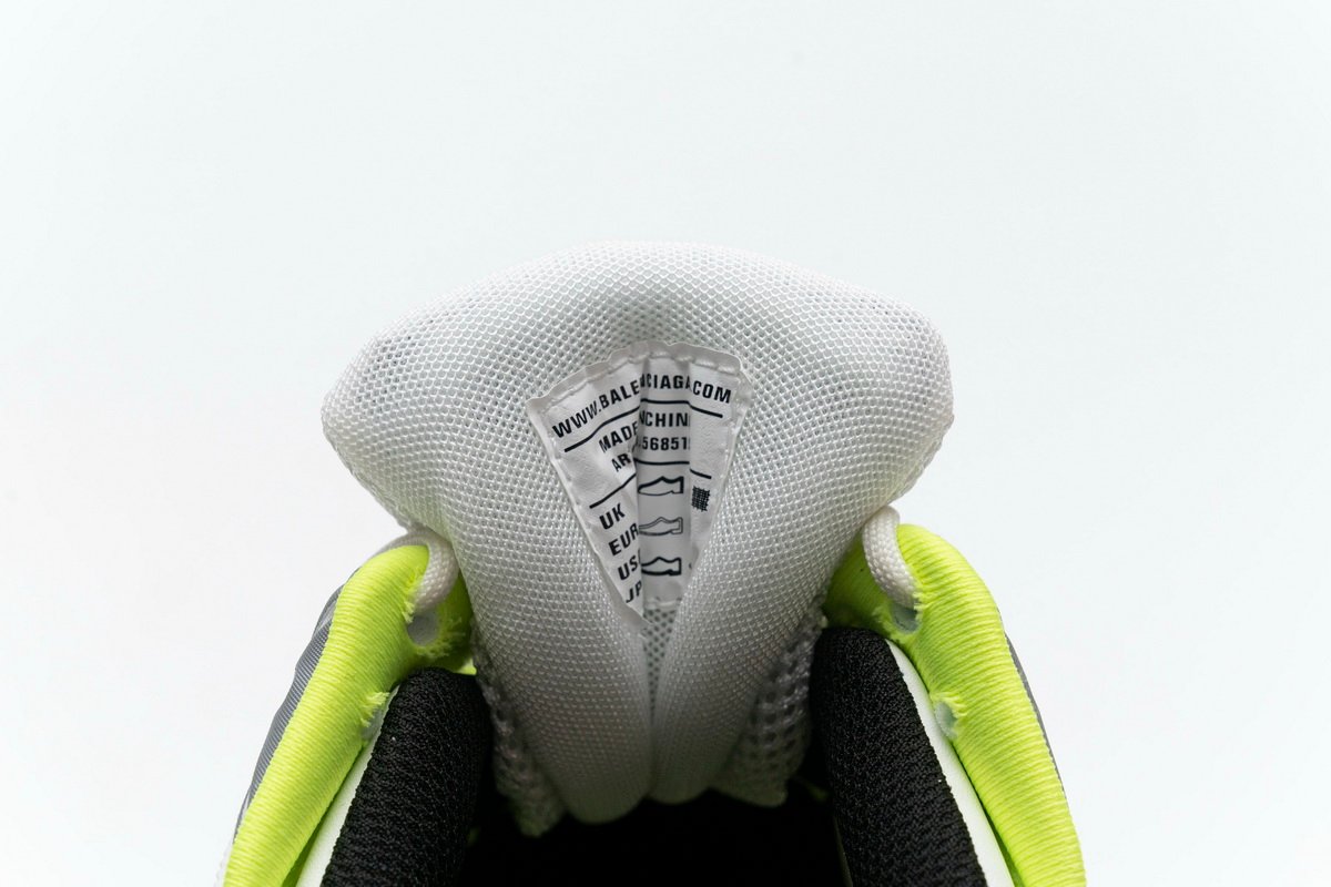 Balenciaga Track 2 Sneaker White Fluo Yellow 568515 W2ON3 9073 - Image 13