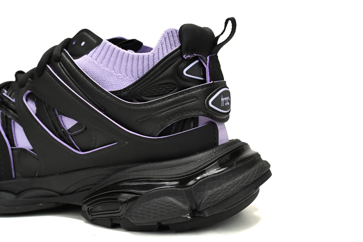 Balenciaga Track Black Rice Black Purple  736328 W3SKC 1058 - Image 9