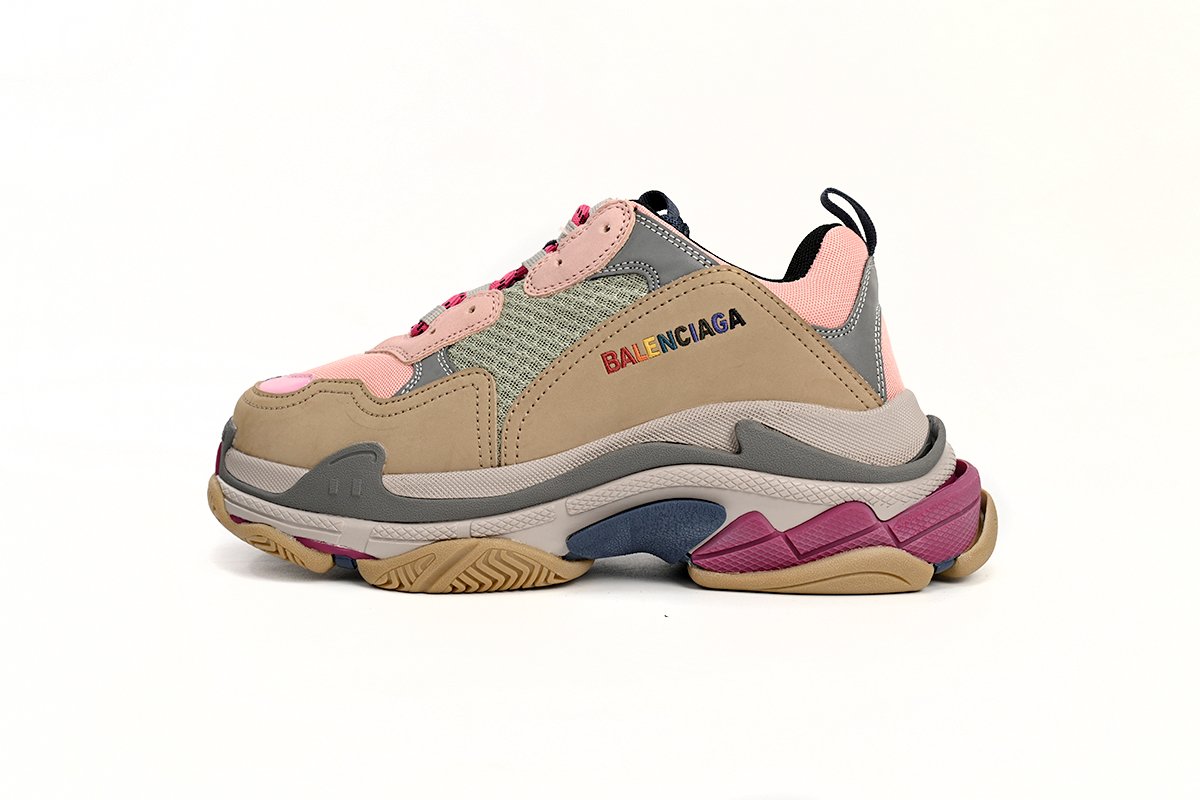 balenciaga_triple_s_grey_pink_490672_w09o5_1036_1A1BA5C17E01C Balenciaga Triple S Grey Pink 490672 W09O5 1036 - Image 1