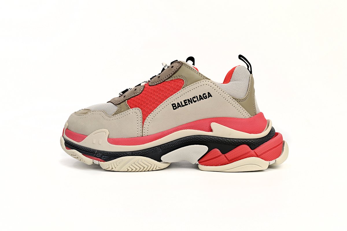 Balenciaga Triple S Red White Dark Grey 541624 W06E2 1863 - Image 1