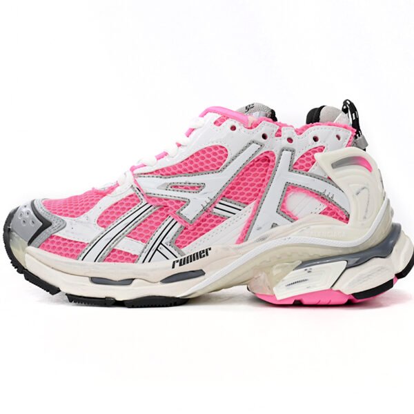 Balenciaga Runner  White Red Powder 677402 W3RBN 9155