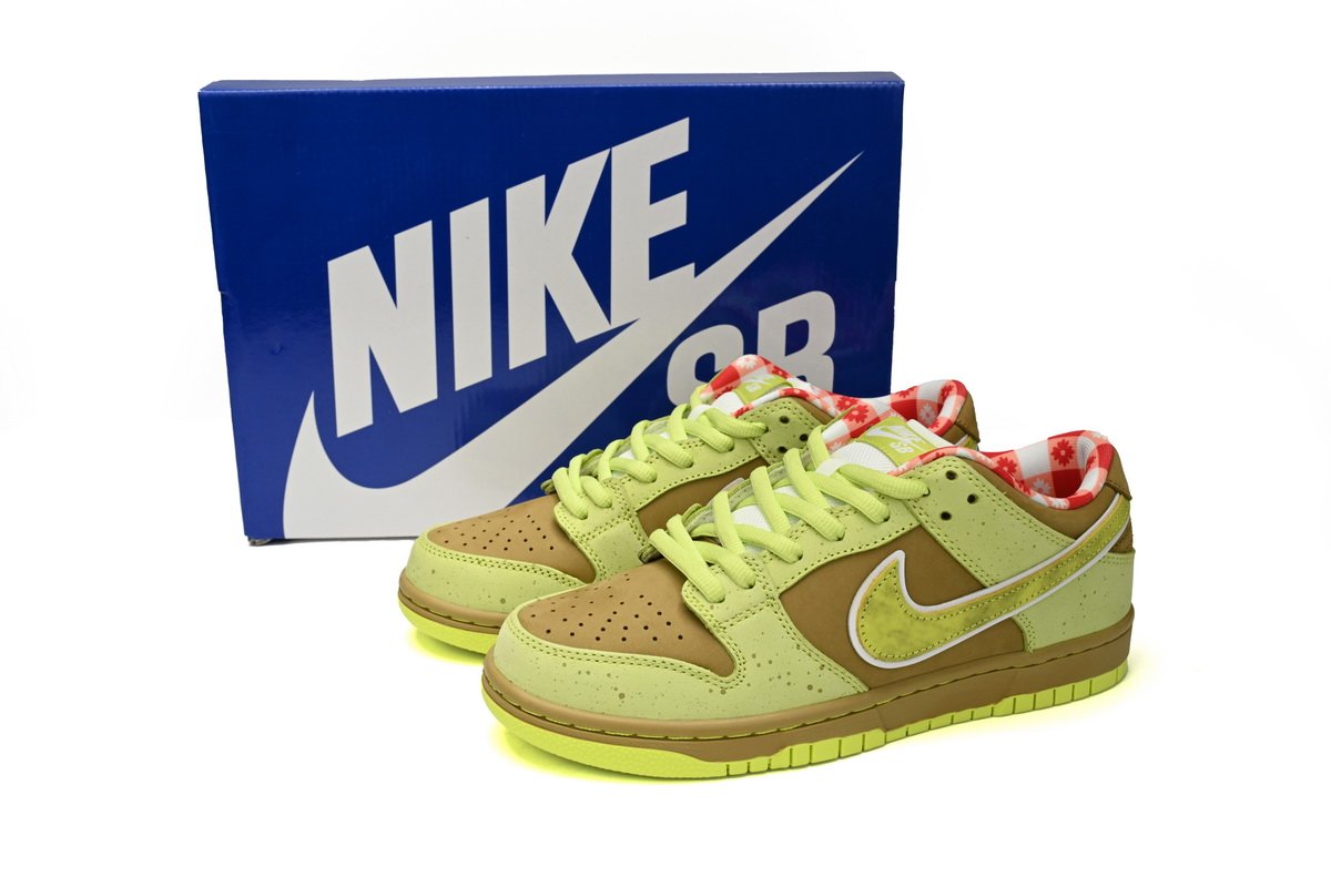 CONCEPTS × Nike Dunk SB Fluorescent Yellow Lobster BV1310-566 - Image 2