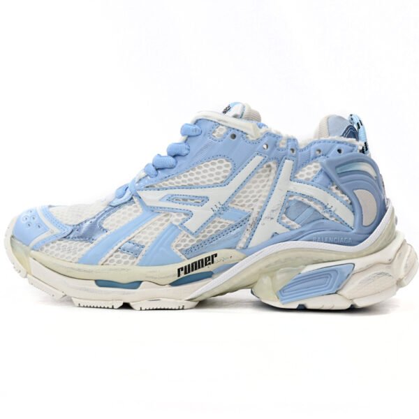 Balenciaga Runner White Light Blue 677402 W3RB2 9744