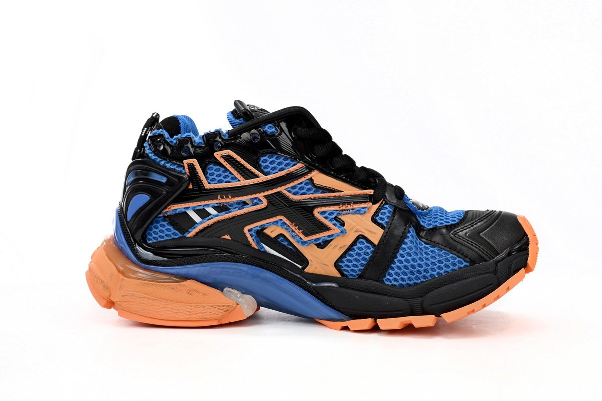 Balenciaga Runner Blue Yellow Black 677402 W3RB2 1120 - Image 4