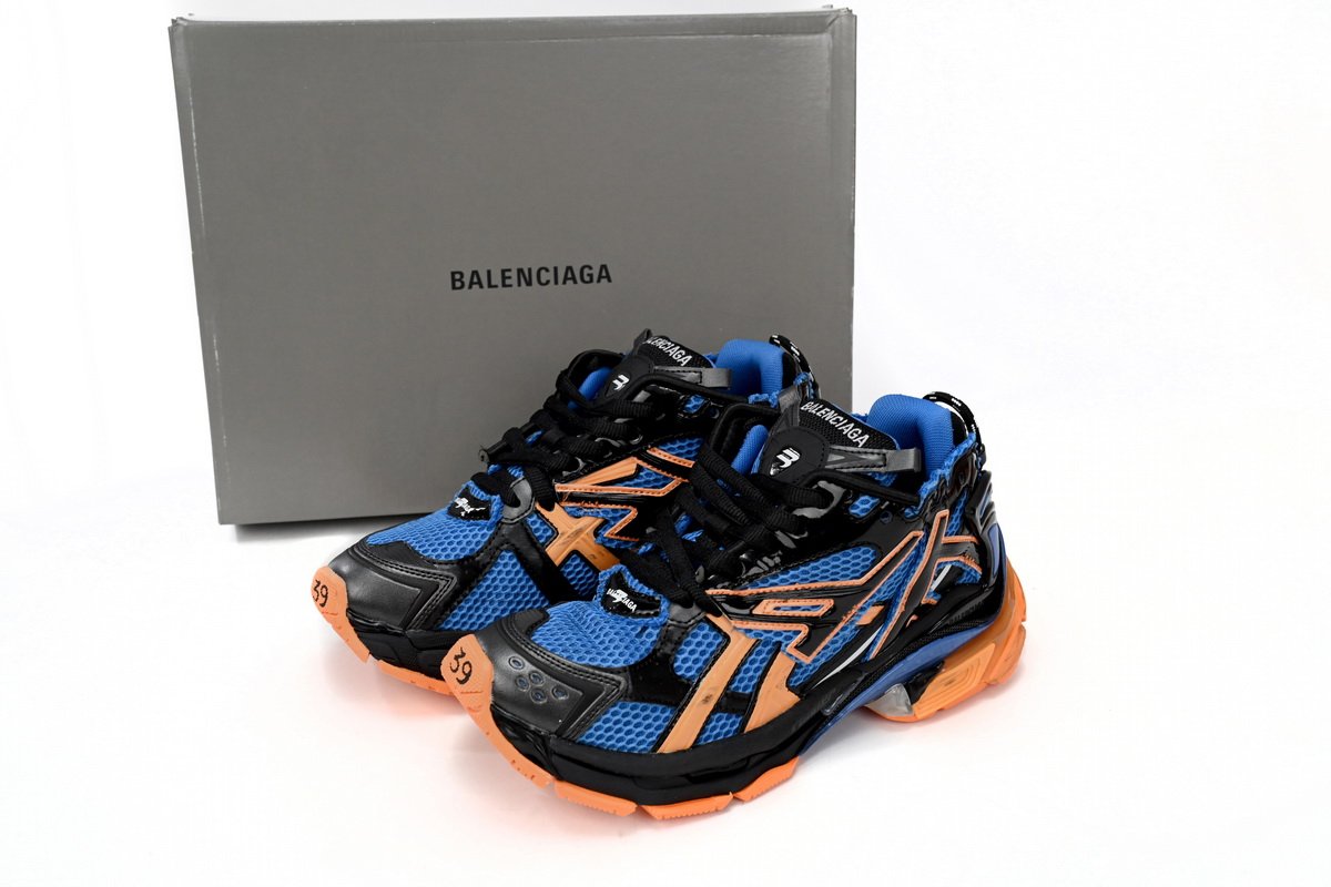 Balenciaga Runner Blue Yellow Black 677402 W3RB2 1120 - Image 6