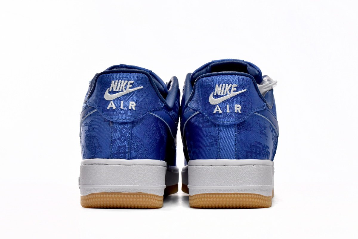 CLOT x Nike Air Force 1 Low Premium Blue Silk CJ5290-400 - Image 7