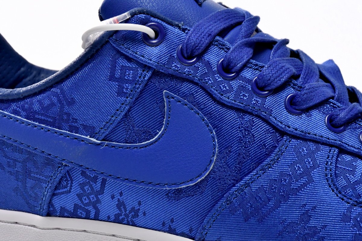 CLOT x Nike Air Force 1 Low Premium Blue Silk CJ5290-400 - Image 6