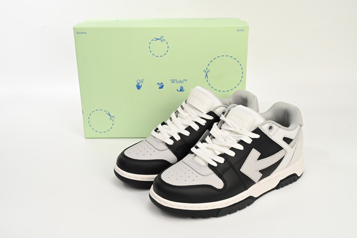 OFF-WHITE Out Of Black And White Gray OMIA189F 22LEA001 0709 - Image 3