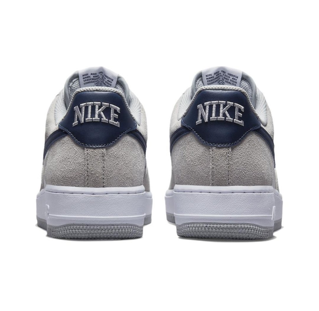 Nike Air Force 1 Low Sneakers White Gray Blue - Image 2