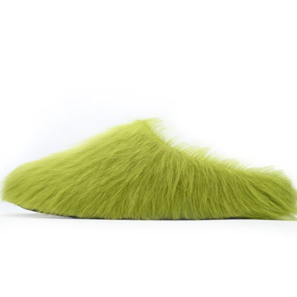 Marni Long-hair Calfskin Fussbett Sabot Green SBMR000600P412200V07