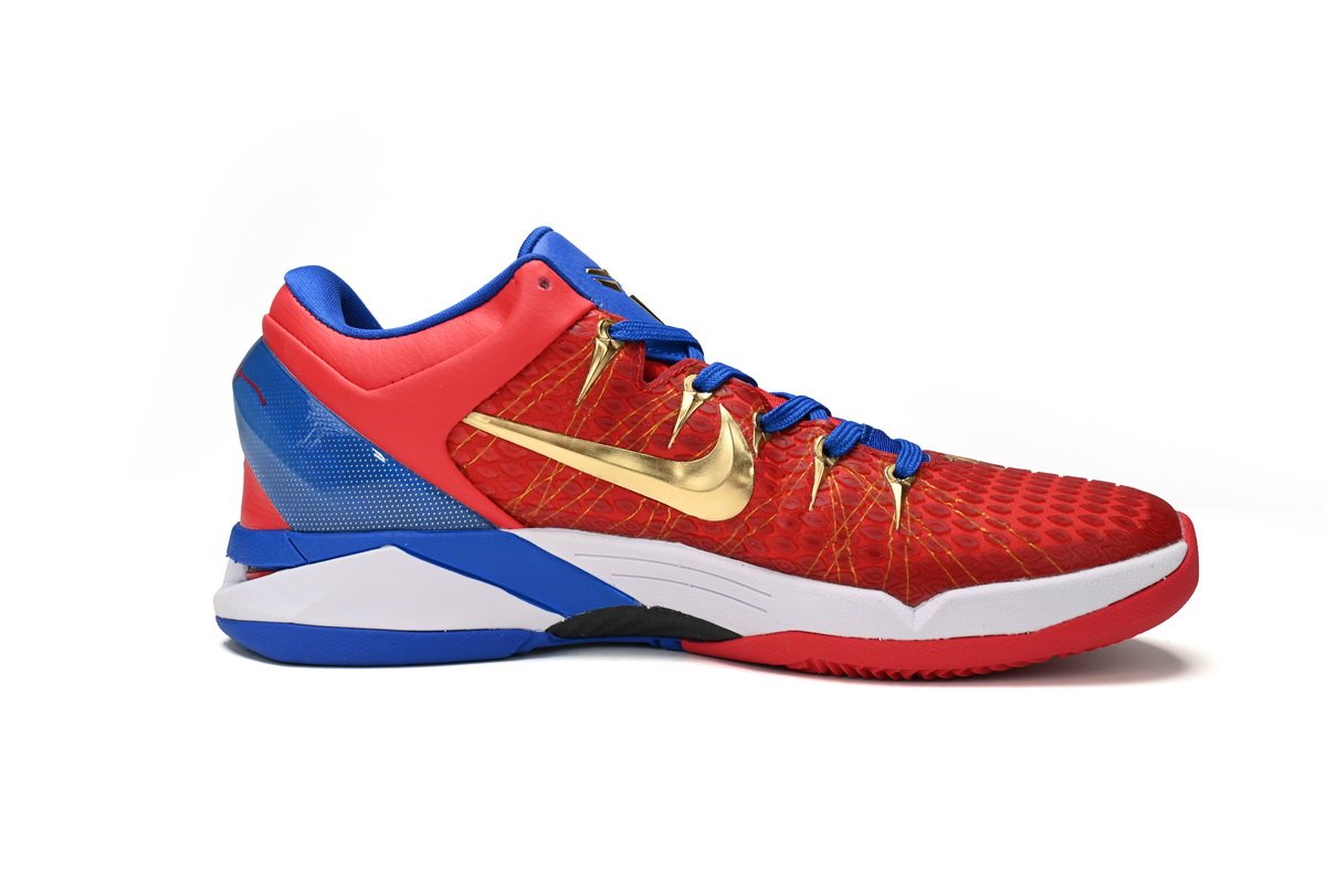 New Sale Nike Zoom Kobe 7 VII Red Royal 488371-406 - Image 6
