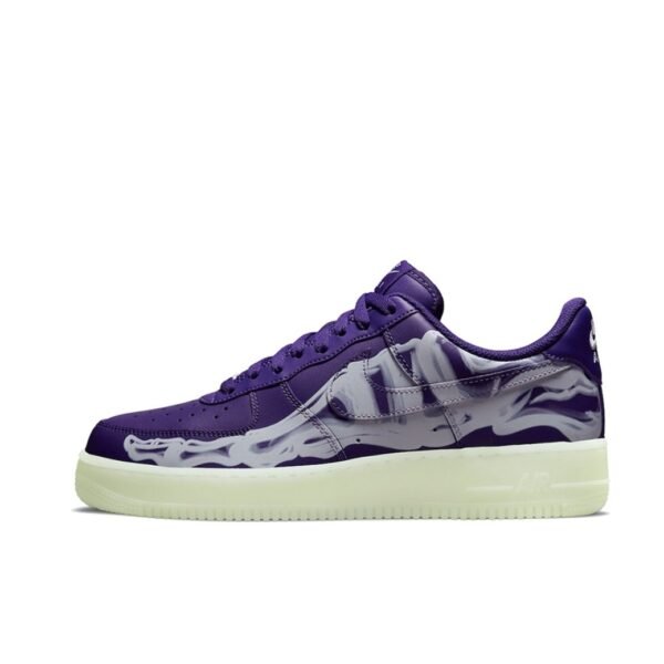 Nike Air Force 1 LOw O7 QS Purple Skeleton Halloween (2021)