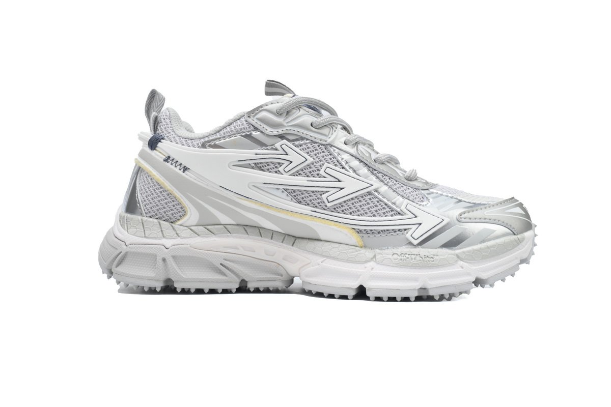 OFF-WHITE Out Of Military White Gray OMIA295F24 FAB00 10606 - Image 6