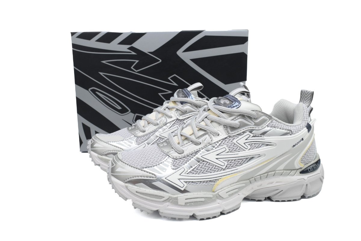 OFF-WHITE Out Of Military White Gray OMIA295F24 FAB00 10606 - Image 2