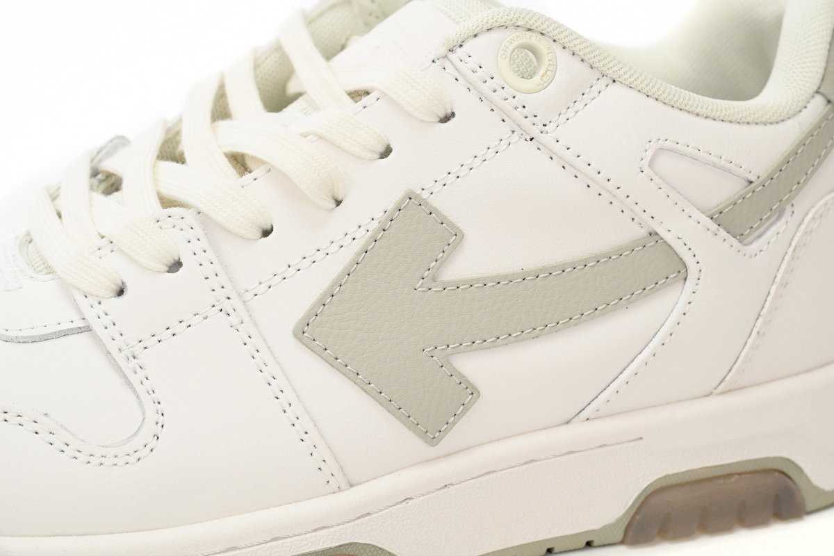 OFF-WHITE Out Of Office "OOO" Low Tops White Grey 2021 OMIA189F21LEA0010161 - Image 7