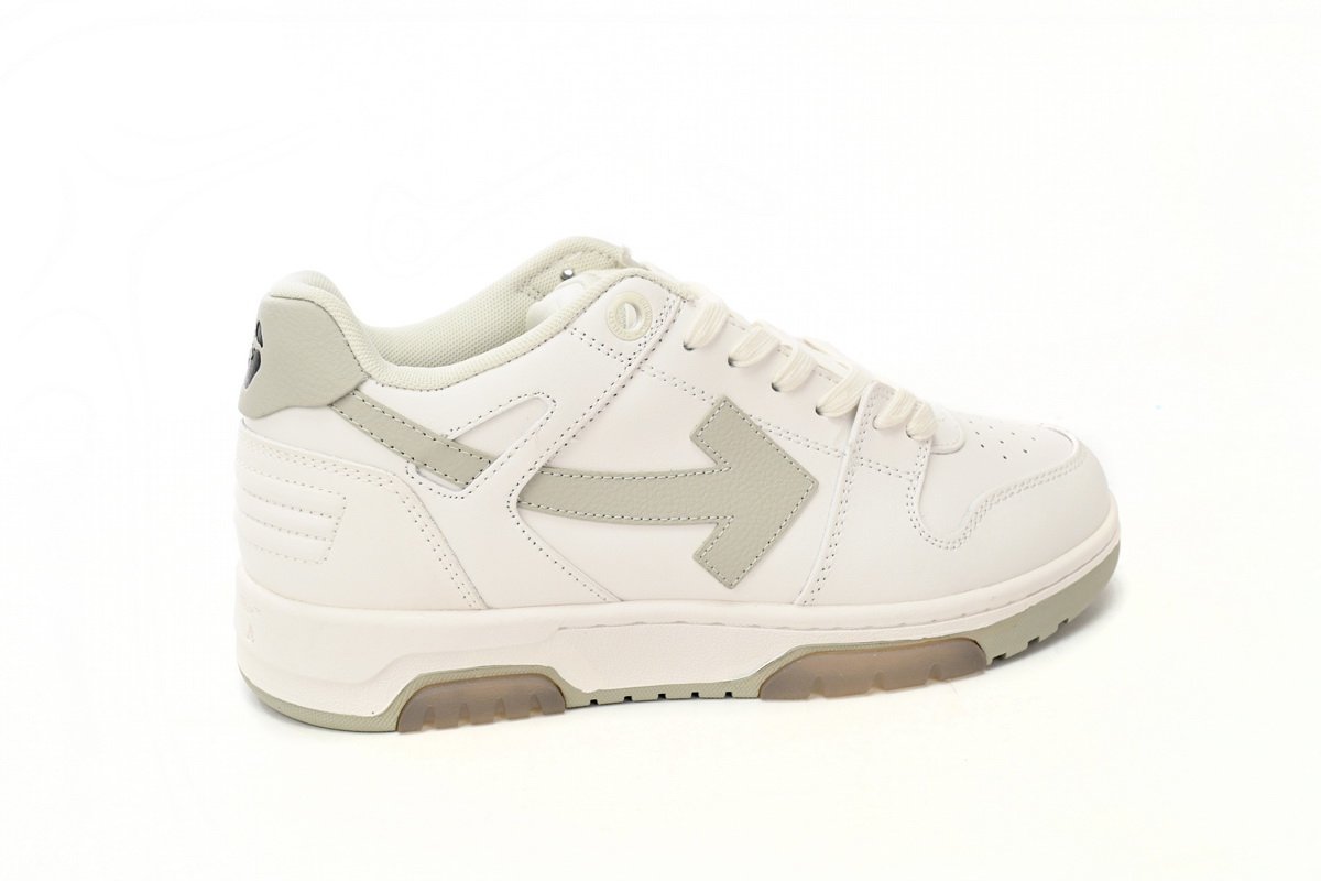 OFF-WHITE Out Of Office "OOO" Low Tops White Grey 2021 OMIA189F21LEA0010161 - Image 9