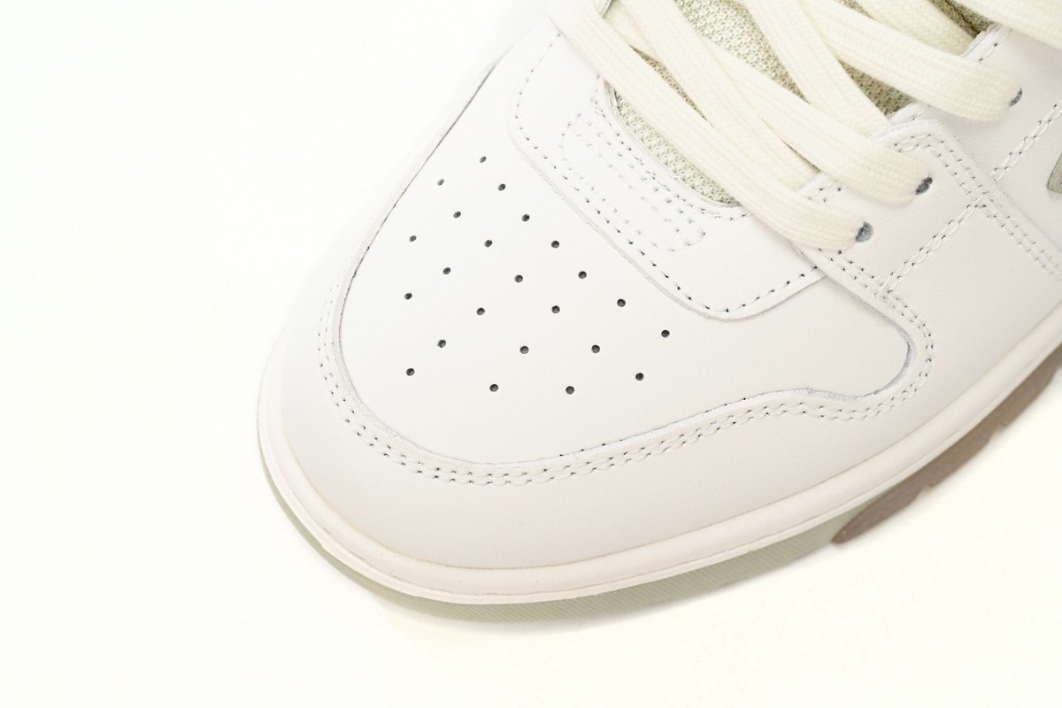 OFF-WHITE Out Of Office "OOO" Low Tops White Grey 2021 OMIA189F21LEA0010161 - Image 6