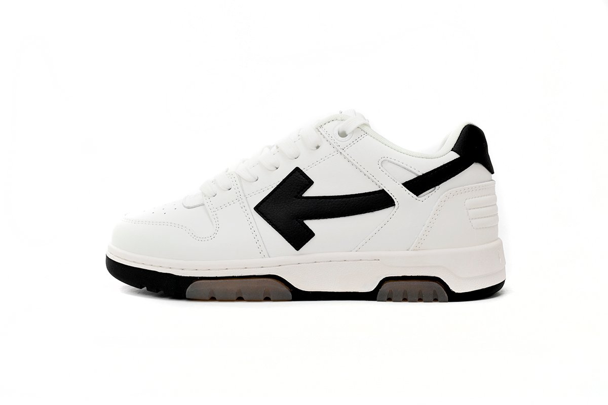 OFF-WHITE Out Of Office OOO 30 MM Low Tops Black White Blue OMIA189C99LEA0040110 - Image 1