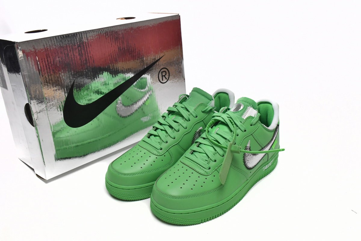 OFF White X Air Force 1 Low Green  DX1419-300 - Image 2