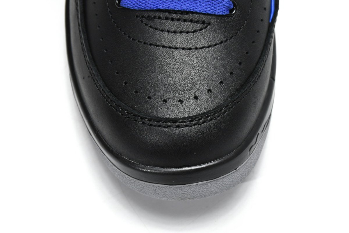Off White x Air Jordan 2 Retro Low SP Black and Varsity Roy  DJ4375-004 - Image 7