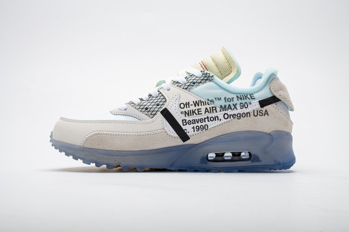 Off-White x Nike Air Max 90 “All White” AA7293-100 - Image 7