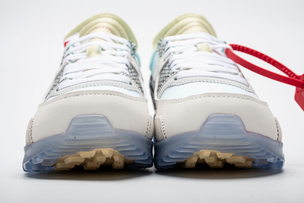 Off-White x Nike Air Max 90 “All White” AA7293-100 - Image 4