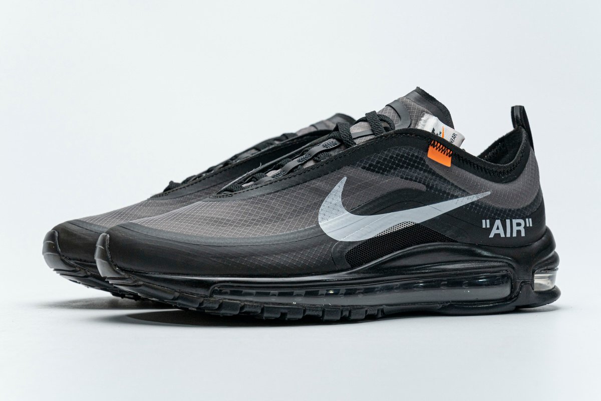 Off-White x Nike Air Max 97 All Black AJ4585-00 - Image 6