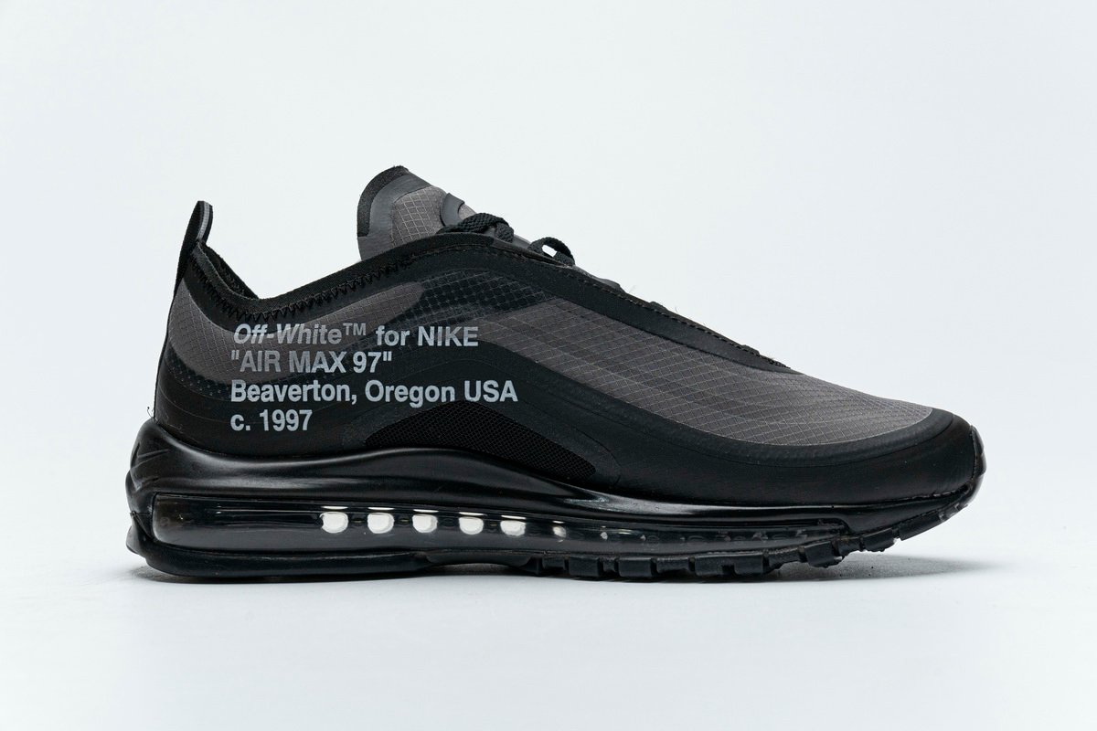 Off-White x Nike Air Max 97 All Black AJ4585-00 - Image 4