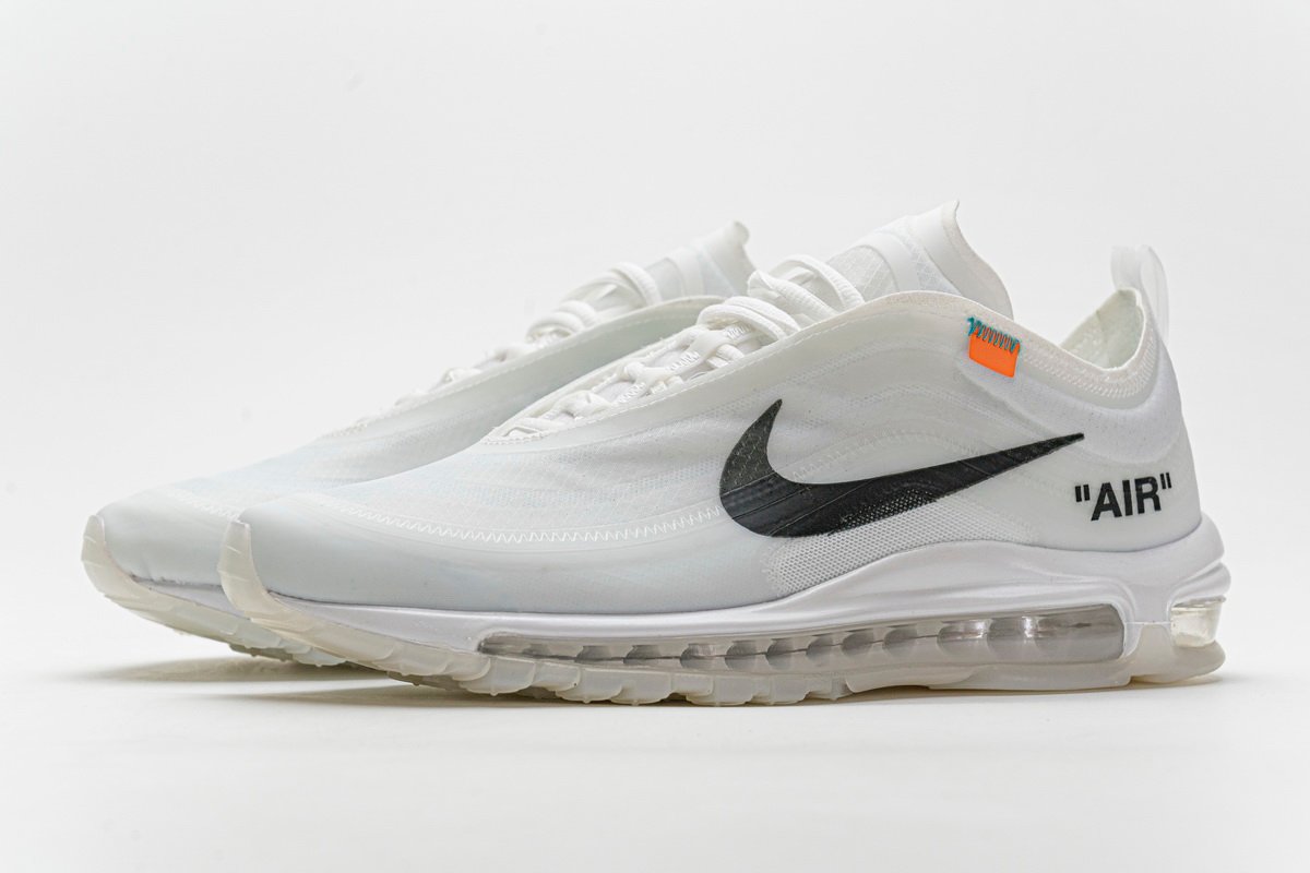 Off-White x Nike Air Max 97 All White AJ4585-100 - Image 5